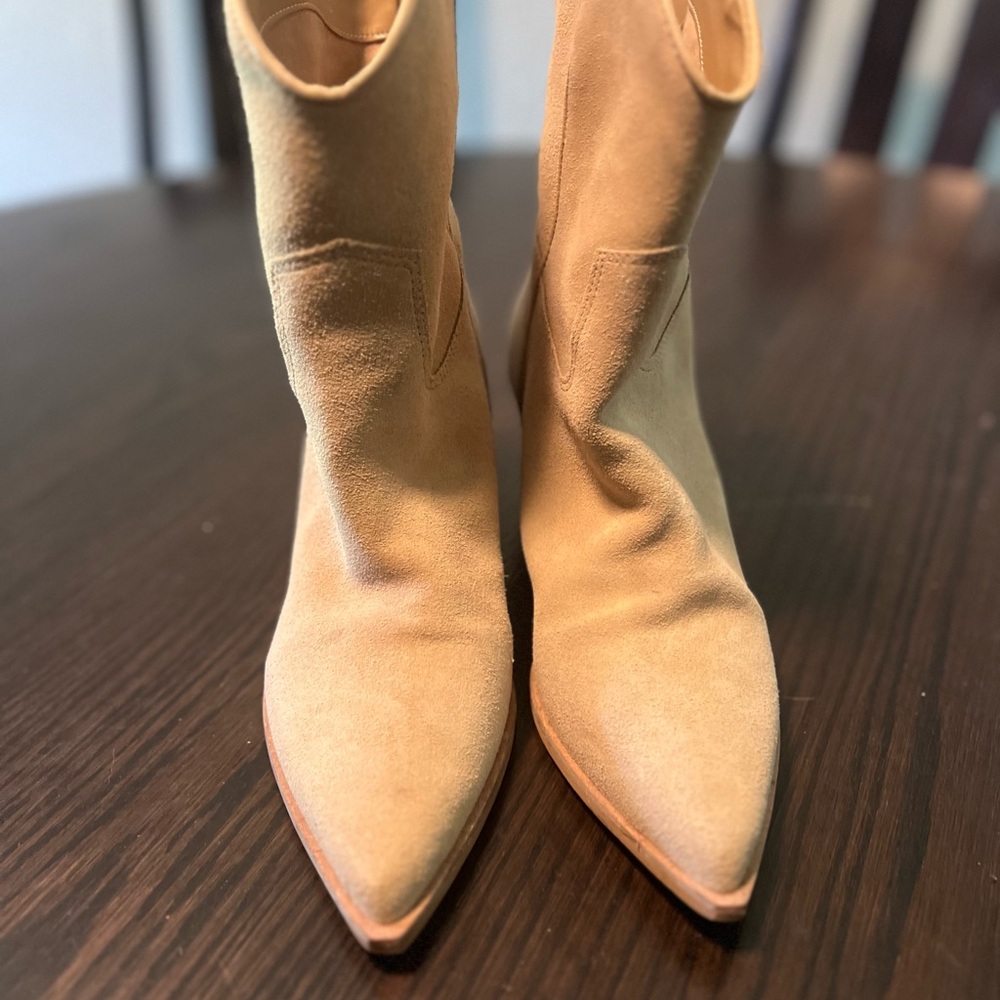 Steve Madden Wolfer Suede Booties - Picture 2 of 3